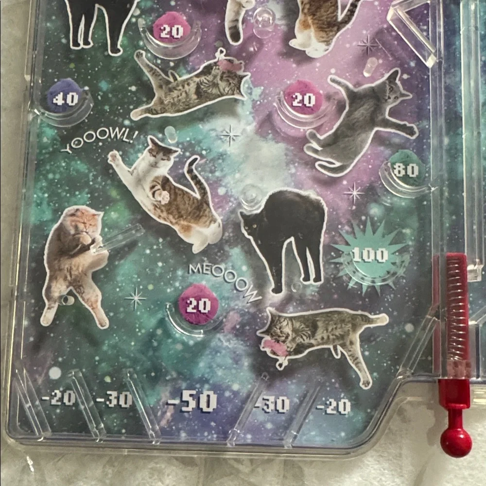 Cosmic Cat Pinball Game